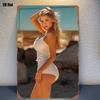 Металлический настенный декор JIT Sunshine Beach Beauty - Декор для улицы и помещения для спальни, бара, гаража, сада