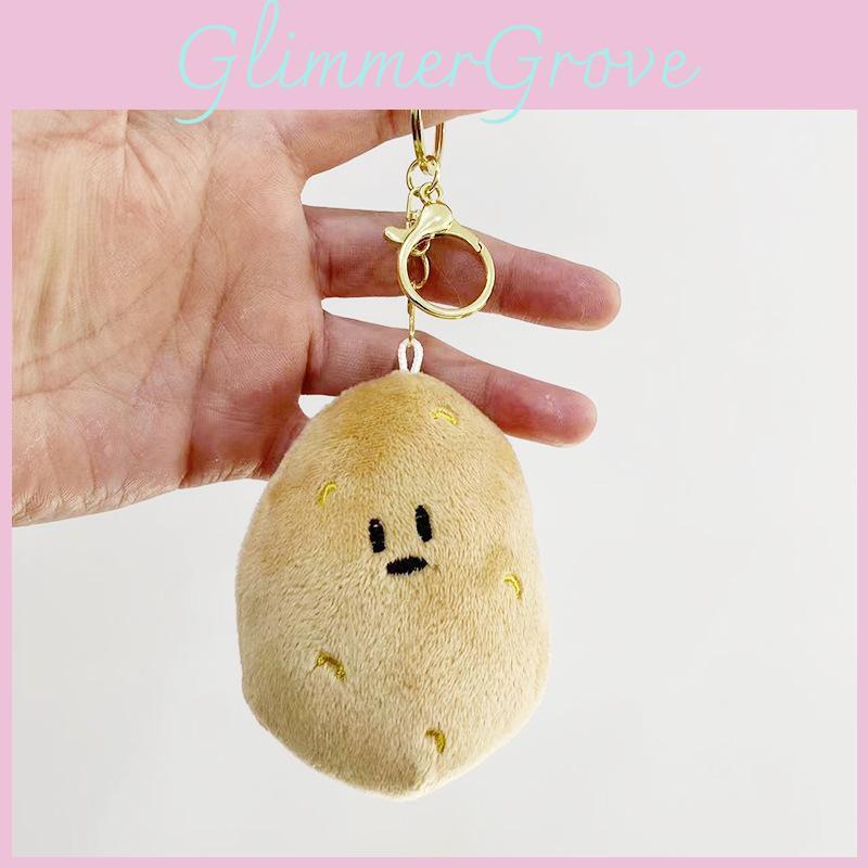 Soft Cuddly And Potato Plush Keychain Doll Cute Accessory For Bags And Gifts