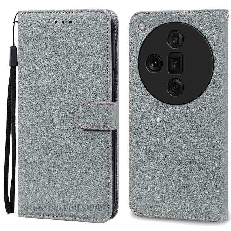 Для OPPO Find X7 Чехол кожаный кошелек флип-чехол для OPPO Find X7 Ultra Чехол мягкий силиконовый чехол Coque Fundas Shell