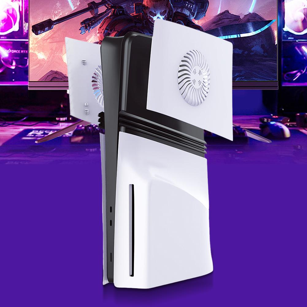 Face Plate Console Cover ABS Hard Case Anti-Scratch Faceplate Case Cover Dustproof Hard Shell Skin with Cooling Vent for PS5 Pro