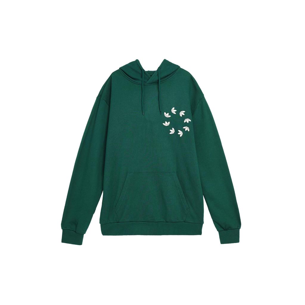 Adidas Adicolor Spinner Hoodie Sweatshirt Men's Forest Green HC4491