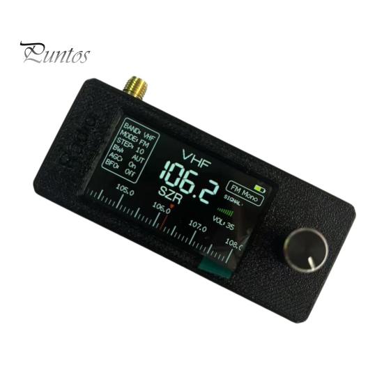 0,5-108 МГц вседиапазонный радиоприемник с антенной 1,9-дюймовый IPS-экран компактный портативный внутренний наружный HF/SW/MW/VHF радио