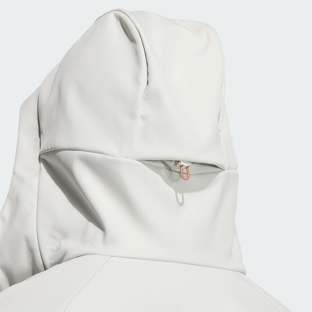 Adidas Wuji Series FW24 Water-Resistant Woven Casual Hooded Jacket Men Jacket Talc JI8713