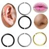 Stainless Steel Cartilage Tragus Helix Lip Ring Fashion Accessories Body Piercing Jewelry Nose Ring