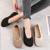 Old Beijing Cloth Shoes Work Shoes Women's Soft-soled Comfortable Work Flats Fly-woven Breathable Summer Hollow Mesh Sandals