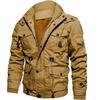 Military Jacket Men Multi -Pocket Winter Warm Hooded Jackets