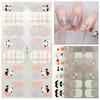 Наклейки для французского дизайна ногтей, 3D-лак для ногтей, обертывания, набор гелевых наклеек для ногтей, гель-наклейки для ногтей, полные обертывания для ногтей