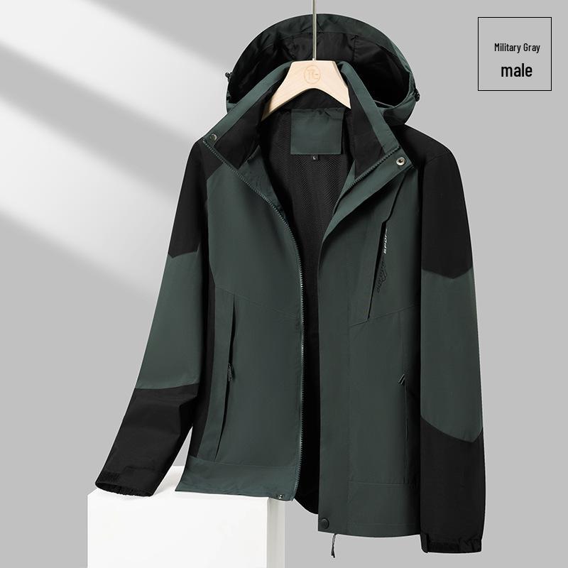 Унисекс водонепроницаемая ветрозащитная дождевик для весны/осени - Легкая куртка для активного отдыха, путешествий и альпинизма