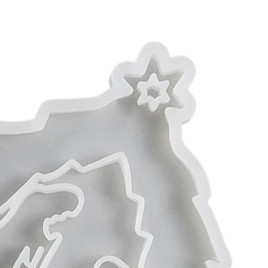 Silicone Nativity Mold for Creative DIY Candle Crafts 3D Plaster Cold Christmas Table