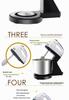 Electric Desktop Egg Beater and Small Dough Mixer with Stainless Steel Whisk