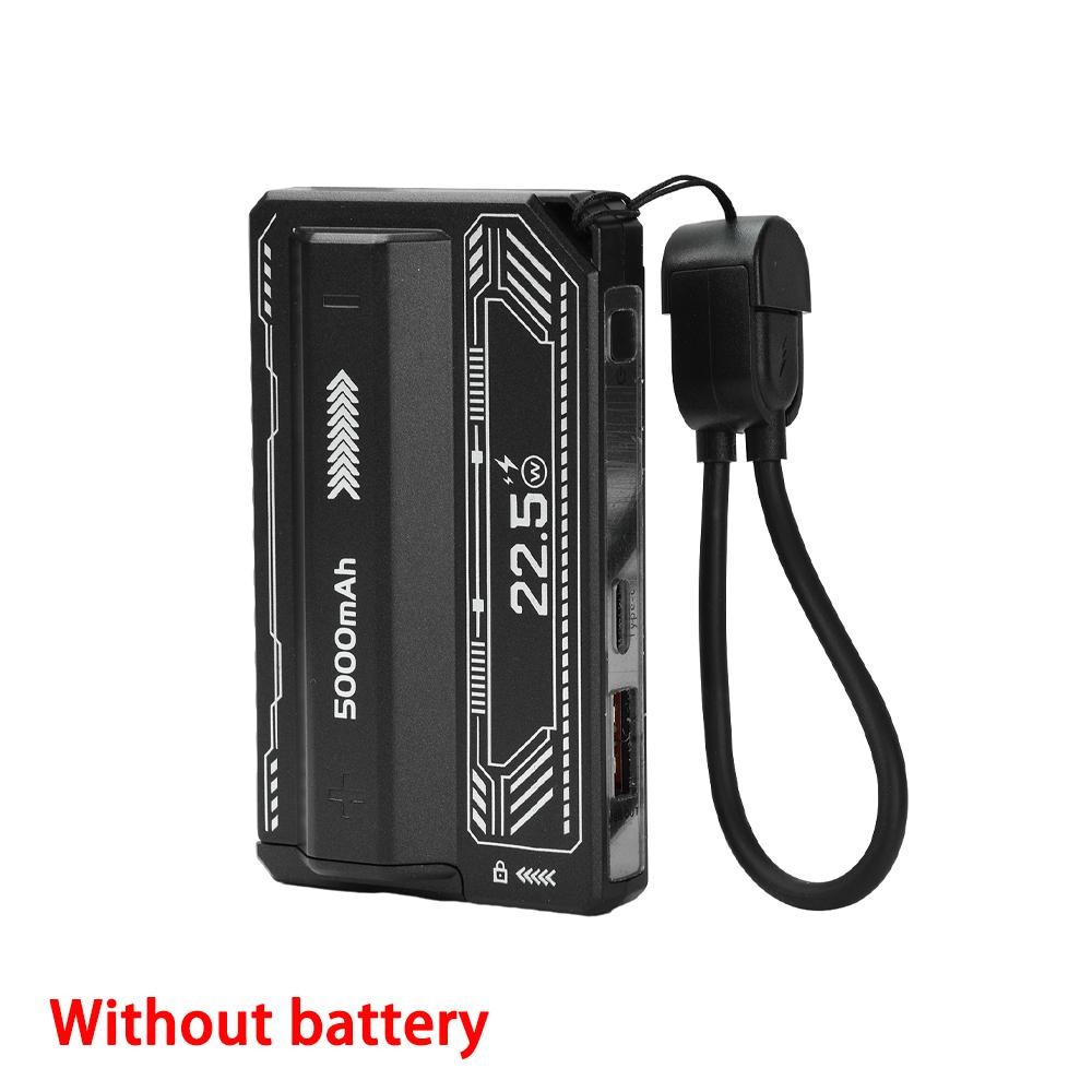 Корпус Power Bank PD 20W Оптоволоконный ИБП Источник Бесперебойного Питания Для Литиевой Батареи 21700 DIY Power Bank Батарейный Отсек