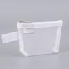 Transparent Nylon Mesh Pencil Pouch Toiletry Carry Pouch Portable Organizer Sticker Tape Accessories