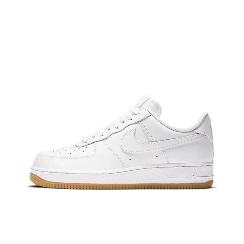 Nike Air Force 1 07 White Gum Светло-коричневые мужские кроссовки DJ2739-100