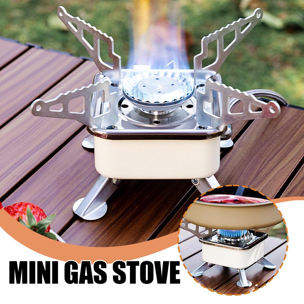 Camping Gas Stove Mini Big Power Heater Gas Stove Cookware Tourist Outdoor Cooker Cookware Port K6M3