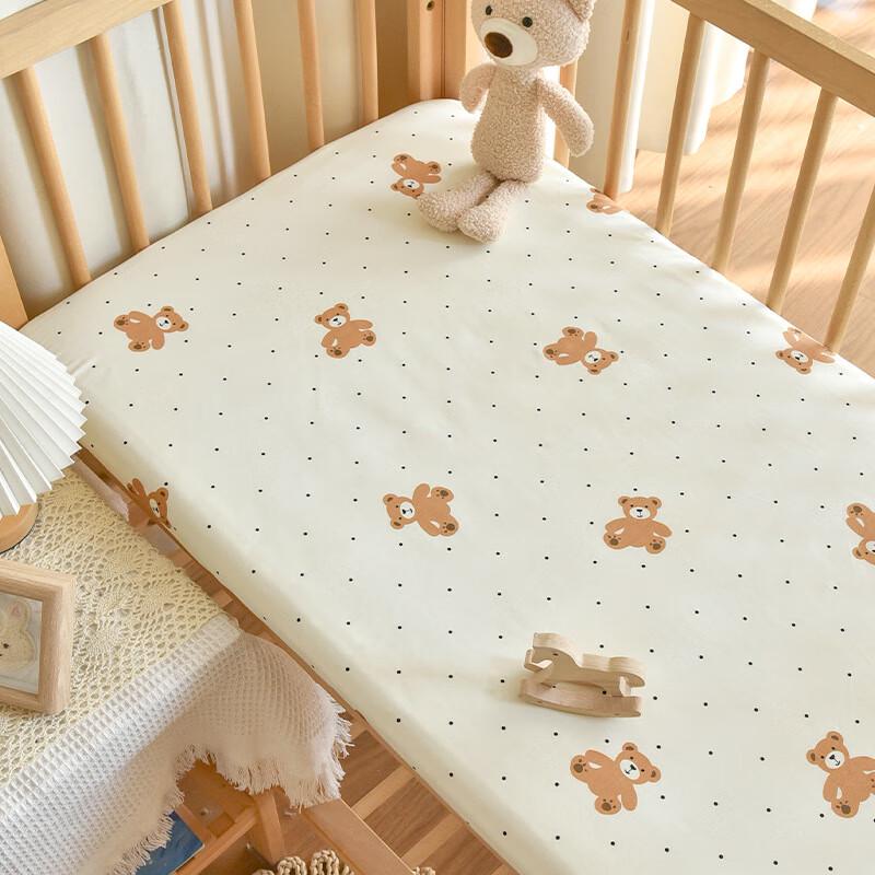 UKKNZZ Washed Cotton Baby & Kids Fitted Sheet