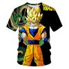New Trendy Anime Dragon Ball Series T-shirt Men's 3D Digital Printed T-shirt
