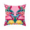 Creative Cartoon Peach-skin Flamingo Pillow Home Soft Decoration Sofa Pillow Pillow Case Soft