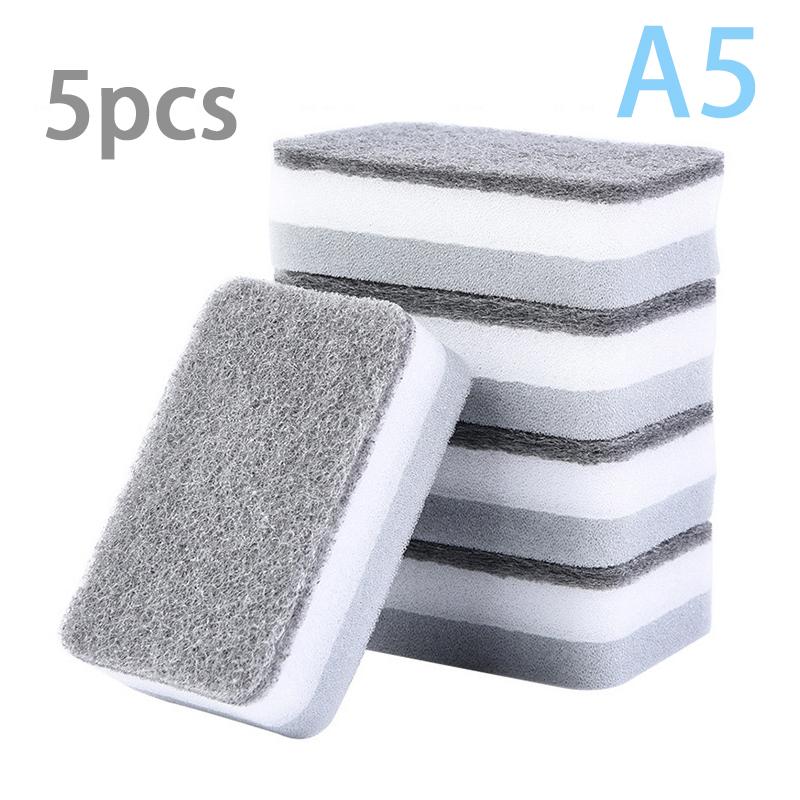 1/5/10 шт. кухонная губка для мытья посуды Magic Sponge двусторонняя чистящая губка Spongescrub губки для посуды кухонные принадлежности