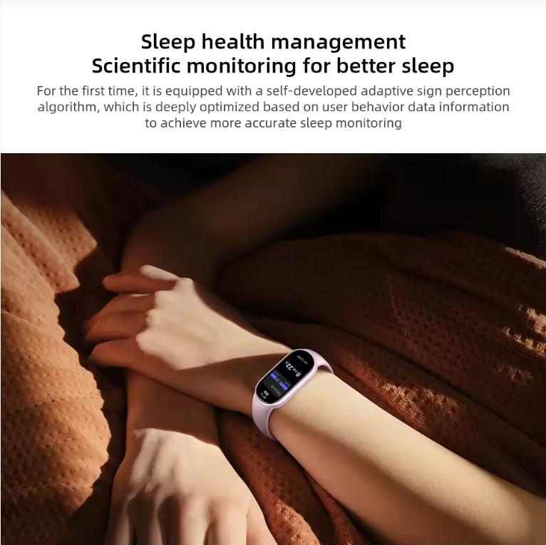 Глобальная версия Xiaomi Smart Band 10 Спортивный браслет 1,72" AMOLED Кислород в крови Фитнес-трекер 21 день работы от батареи 5ATM Mi Умные часы