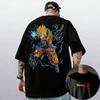 2026 новые футболки Dragon Ball Z для мужчин и женщин с принтом Сунь Укуна и Веджеты, из чистого хлопка, с коротким рукавом, забавные