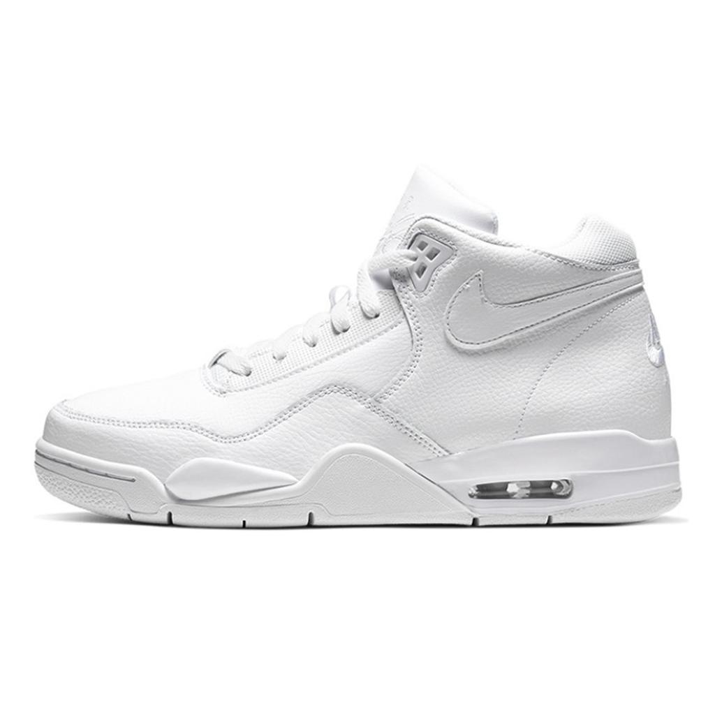 Nike Flight Legacy Black Viper Устойчивые к истиранию Нескользящие Средняя высота Винтажные Баскетбольные кроссовки Унисекс Черный Фиолетовый BQ4212-101(Команда73-)