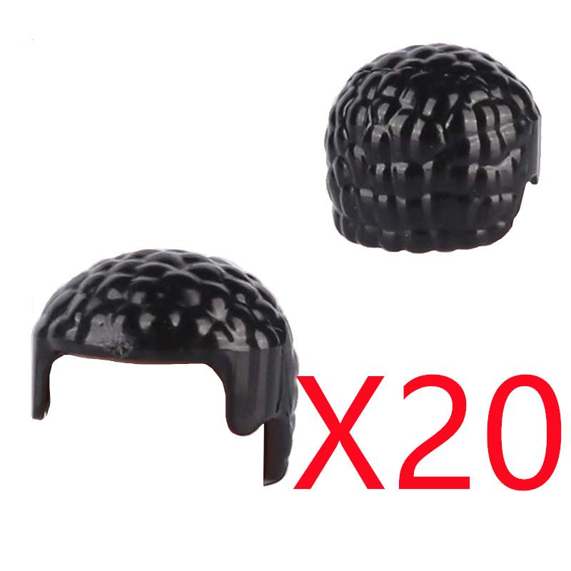 MOC Городские строительные блоки Части тела фигурок Креативные аксессуары Длинные волосы Коричневые Черные Золотые Мини-кирпичики Совместимая игрушка Подарок k030