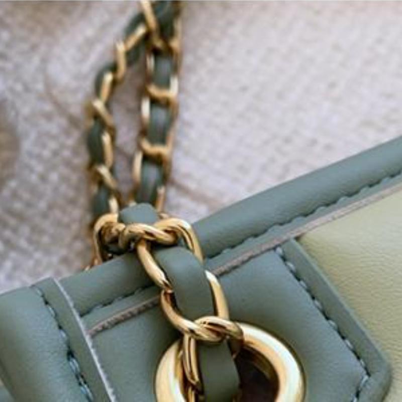 WTEMPO Brand Advanced Sense Tote Bag Trend Texture Large Capacity Underarm Bag Diamond Lattice Chain Bag Advanced Sense Single Shoulder Messenger Bags