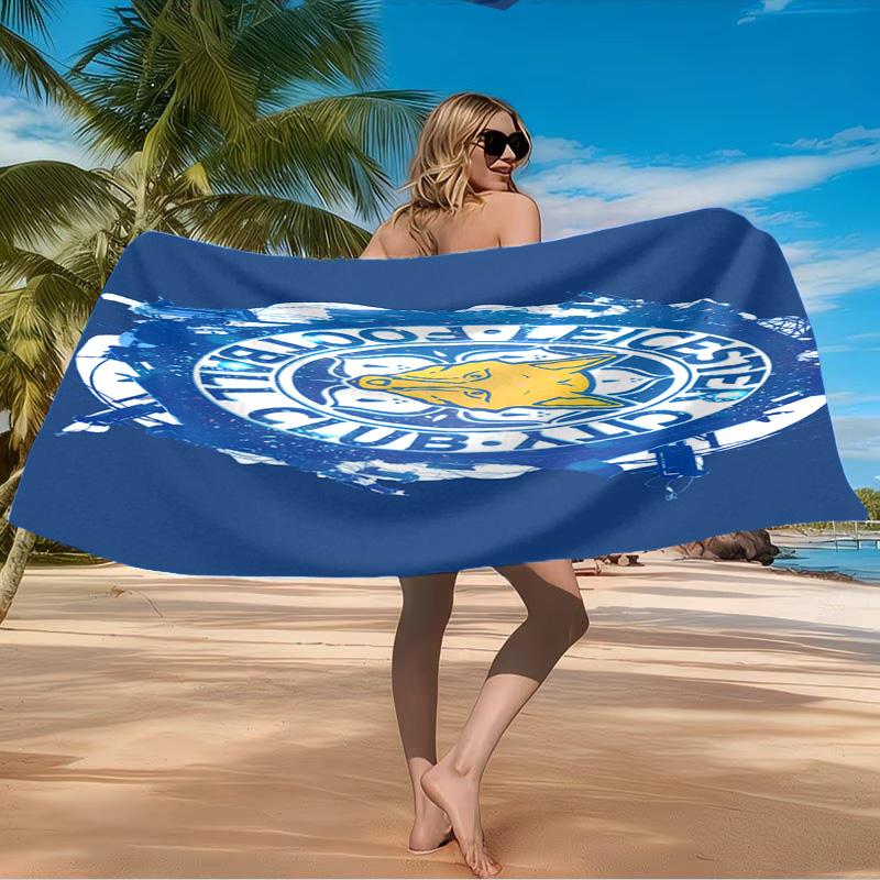 Leicester City Football Club Beach Towel Microfiber Beach Towel, Lightweight and Quick-Dry, for Summer Travel, Swimming Pool Fan Birthday Gift
