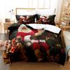 Santa Claus Bedding Duvet Cover Set Queen Christmas Gifts Bed Linen Fashion Design Comforter Cover Teen Bedding Sets Bed Set
