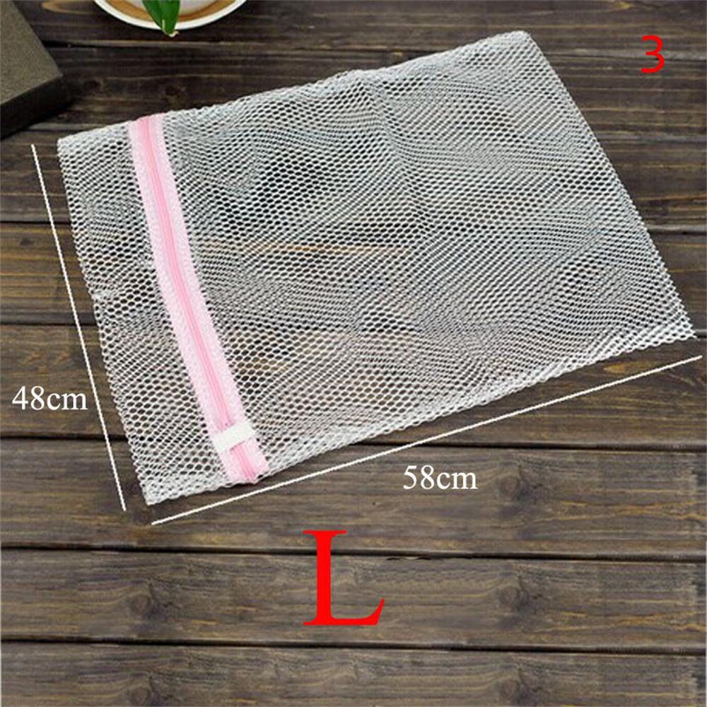 S/M/L Home Bra/Socks/Lingerie Washing Machine Net Mesh Laundry Bags Zipper Basket Pouch Wash Bags