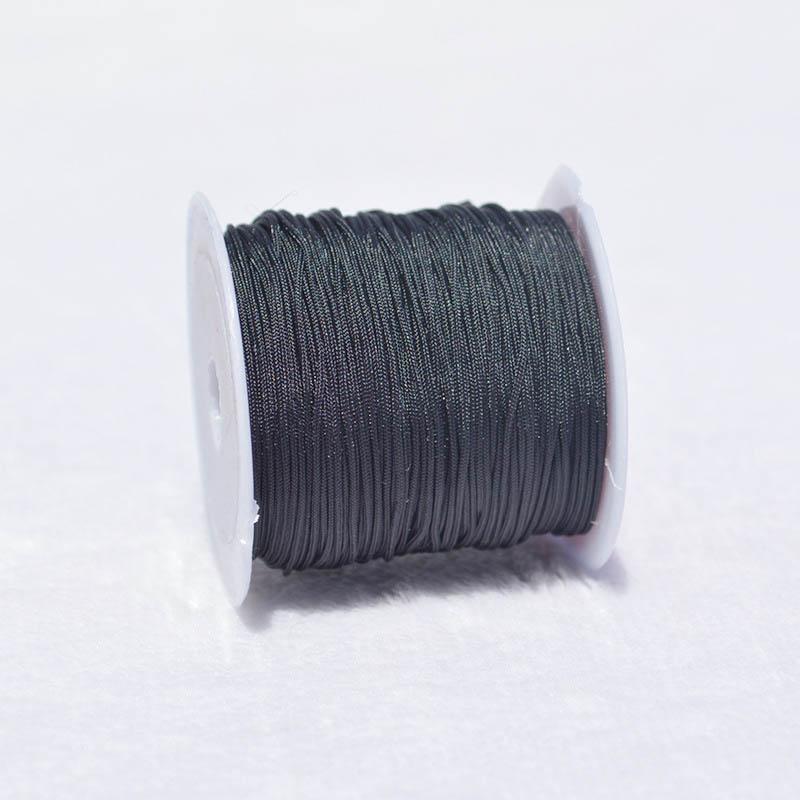 Нейлоновый шнур 0,8 мм * 20 м, нить для браслетов, сделай сам, 1 рулон, для ожерелья, ювелирных аксессуаров