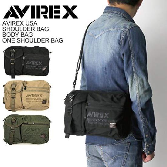 AVIREX Eagle Series Shoulder Bag Men's F Beige AVX3522