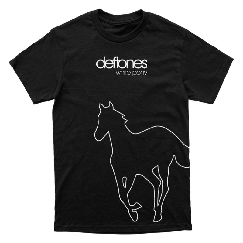 Альтернативный метал - Экспериментальный рок-бэнд Deftones - Американская ретро-повседневная хлопковая футболка с коротким рукавом