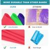 Yoga Pilates Resistance Band Long Training Stretch Bands for Physical Therapy Lower Body Home Strength Elastic Exercise Bands