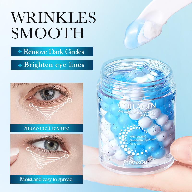 Крем для кожи вокруг глаз с коллагеном против морщин, увлажняющий, отбеливающий и устраняющий темные круги, уход за кожей вокруг глаз, сыворотка для кожи вокруг глаз, эссенция