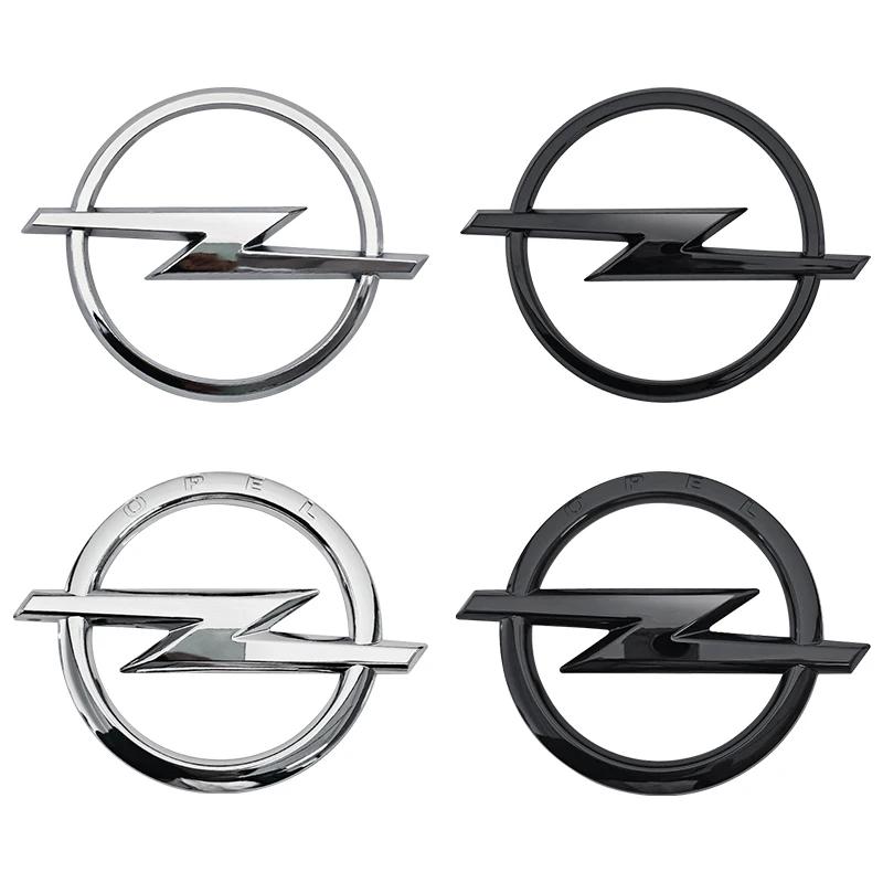 1pcs ABS For Opel Logo Emblem Badge Sticker Fit Car Front Grille Hood Bonnet Rear Trunk Bumper Astra Zafira Insignia Corsa H G