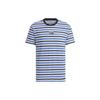 Neo Contrast Stripe Sports T-Shirt Couples Edition Unisex Tops Blue HC9682