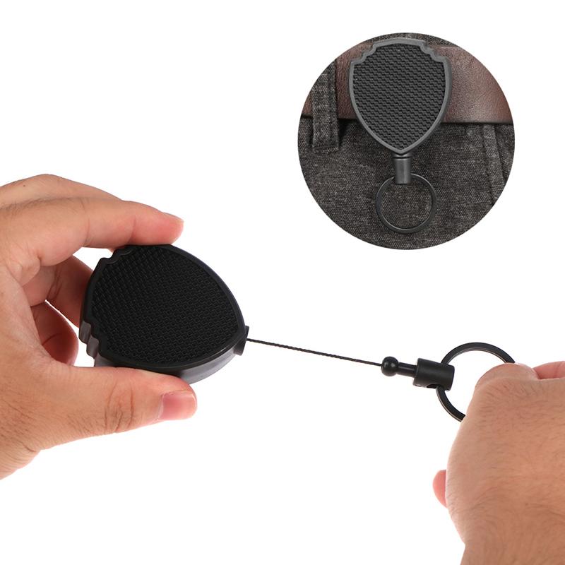 Выдвижной брелок для ключей, многофункциональный карабин, держатель для ключей, держатель для бейджа