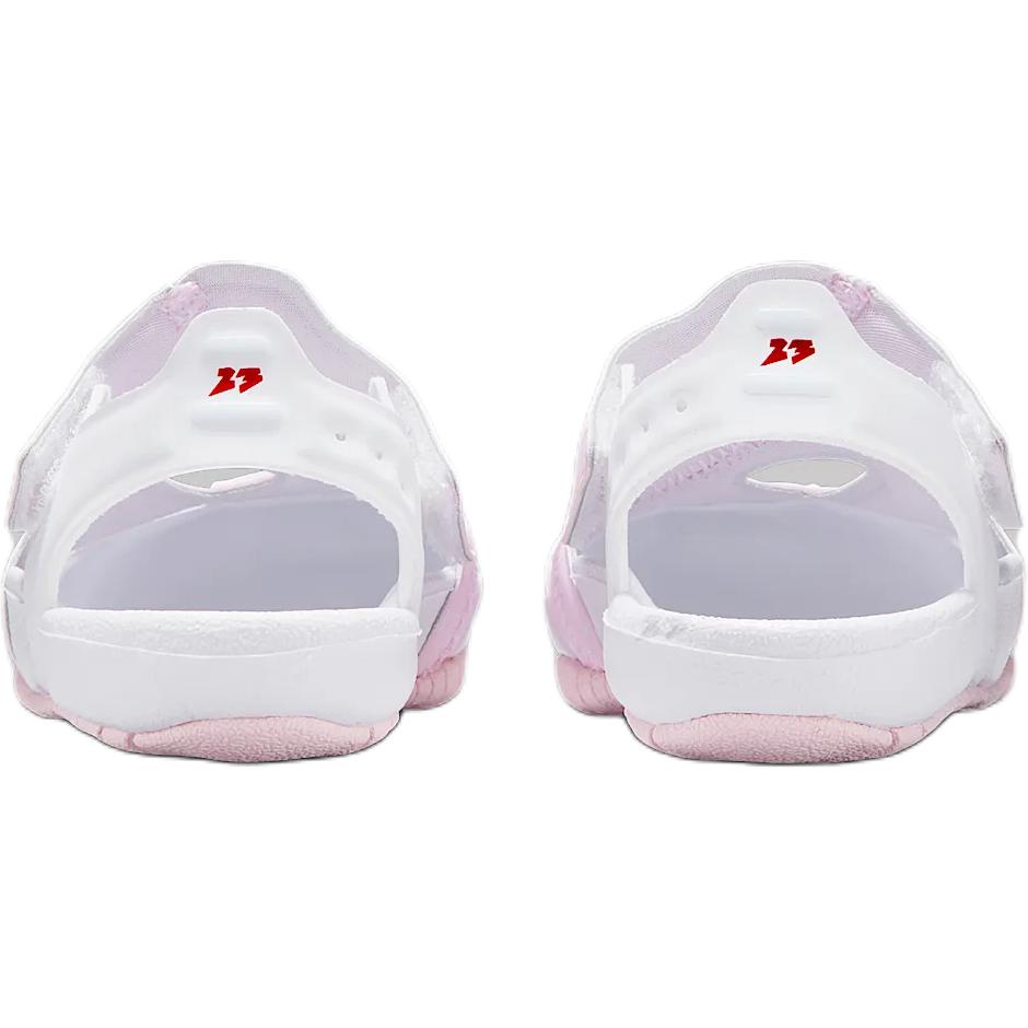 Jordan Flare Abrasion Resistant Slip Resistant Low top Toddler Shoes Foam Pink/White/Fire Red Infant And Toddler CI7850-608
