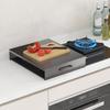 Gas Stove Cover Board with Handle Waterproof Heat-Resistant Easy To Clean Electric Stove Burner Cover Protector