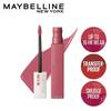 Maybelline Жидкая матовая помада Superstay Matte Ink 15 Lover 5 мл Стойкая 16-часовая носка Не отпечатывающийся цвет для губ с точным аппликатором