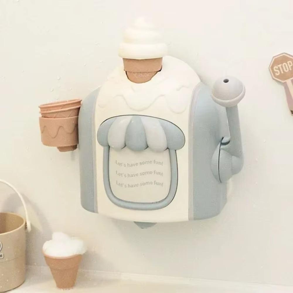 Ручная пенная машина Игрушки для ванны в виде мороженого Новая машина для выдувания пузырей Детская ванная