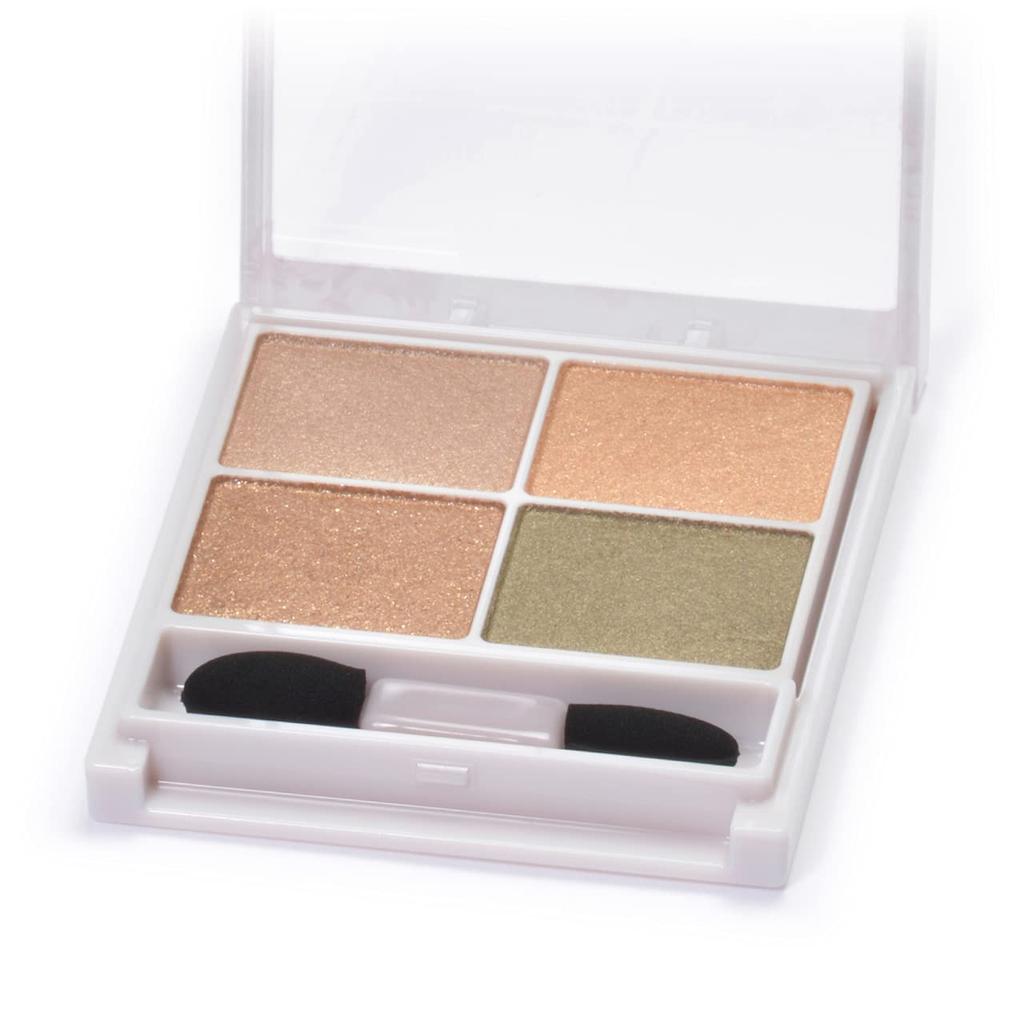 Canmake Silky Souffle Eyes 09 Urban Khaki Highly Pigmented Glossy Eyeshadow 4-Color (x 1)