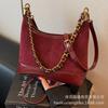 Цепочная сумка под мышкой женская 2025 осень и зима новая популярная модная универсальная ретро сумка через плечо сумка-кроссбоди сумка-ведро