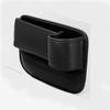 Right Car Seat Gap Storage Bag Crevice Phone Cup Holder PU Leather Organizer Box