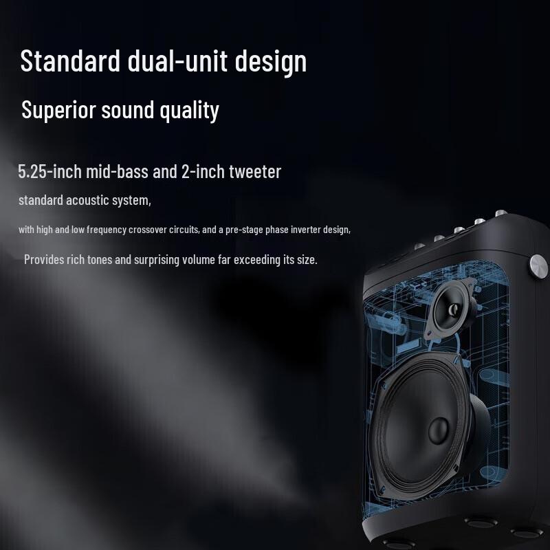 Edifier PK305 Portable Outdoor K-song Speaker with Wireless Microphone