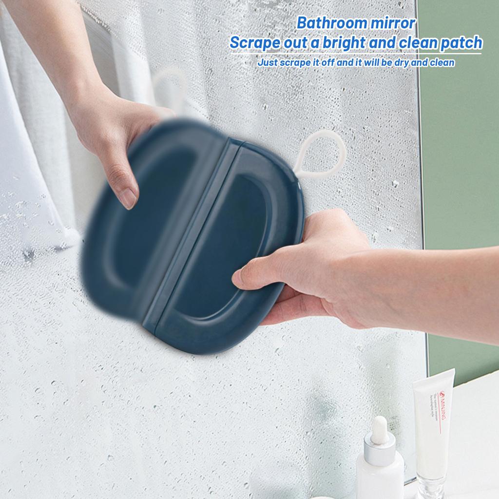 Бытовой скребок-швабра для мытья стекол в ванной комнате, силиконовый инструмент для чистки, многофункциональный скребок для ванной комнаты