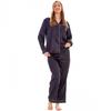 Keanu Womens/Ladies Satin Long Pyjama Set