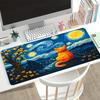 Van Gogh Style Starry Sky Mount Fuji Sakura Desk Mat Xxl NonSlip Rubber Gaming Mousepad Art Landscape Keyboard Pad
