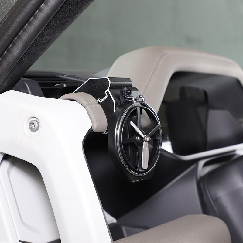 Для Land Rover Defender 90110 2020-23 ABS+Алюминиевый сплав Автомобильная центральная консоль Панель приборов Держатель для стакана Аксессуары для интерьера автомобиля